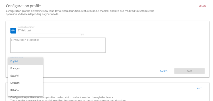 SETTING DEVICE LANGUAGE