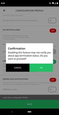 LM Push Notification Request