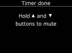 Timer stop timer alarm