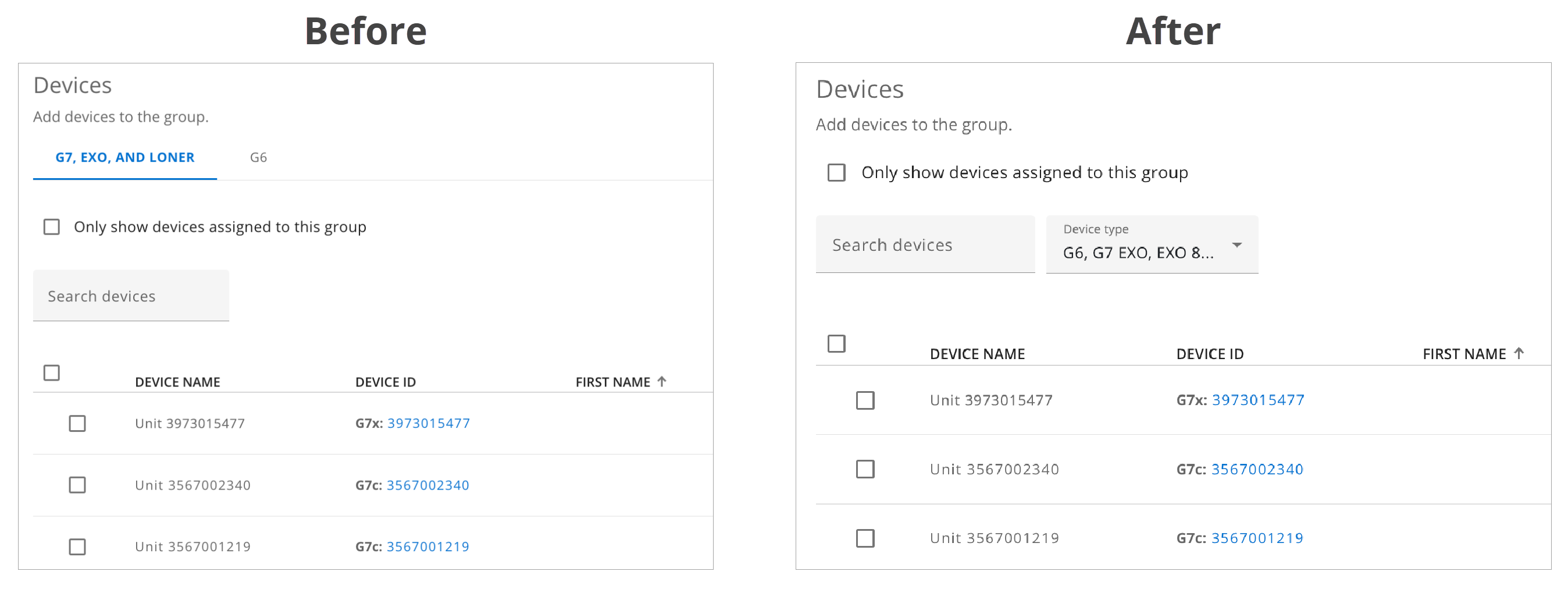 Groups_Devices_DeviceFilter - Comparison