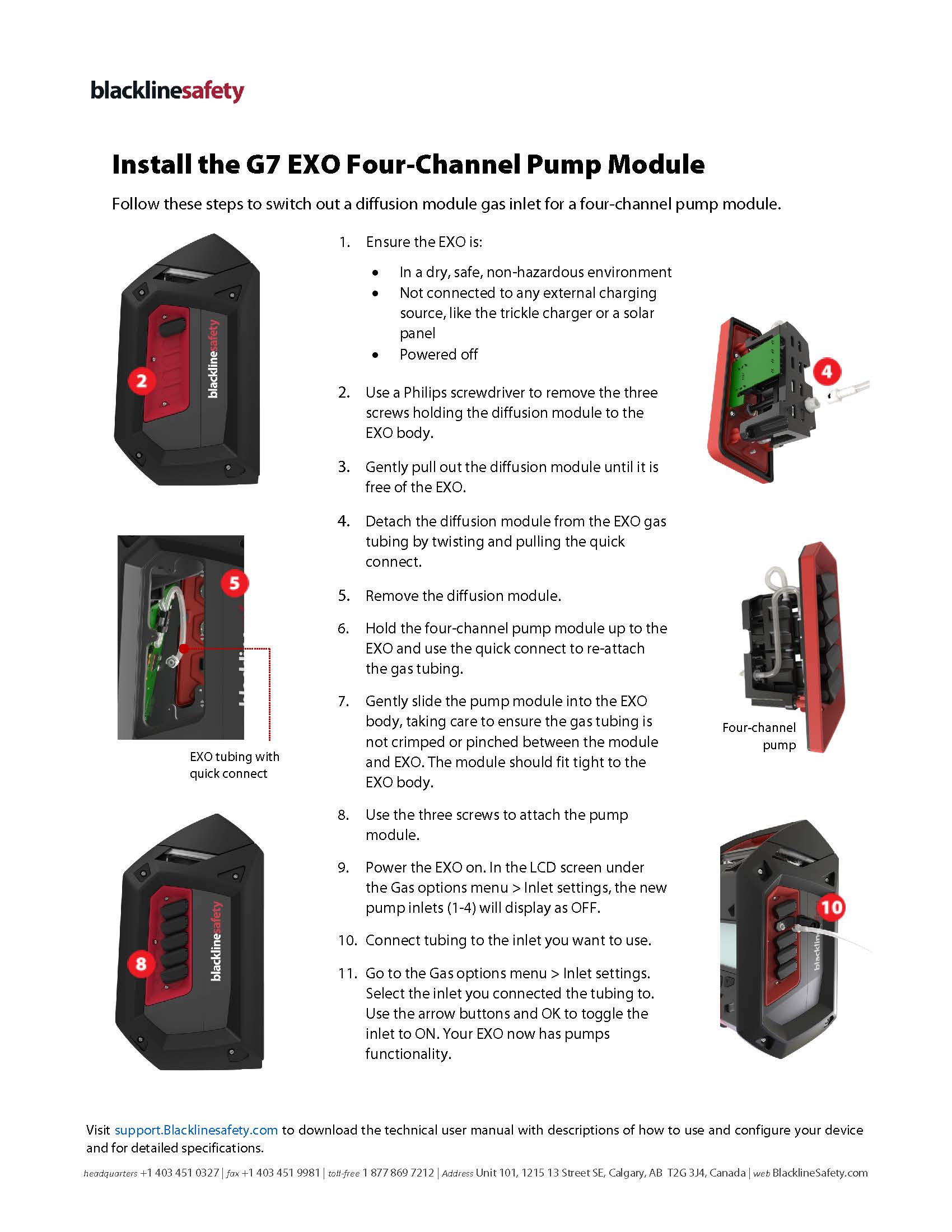 G7 EXO Pump Installation Guide