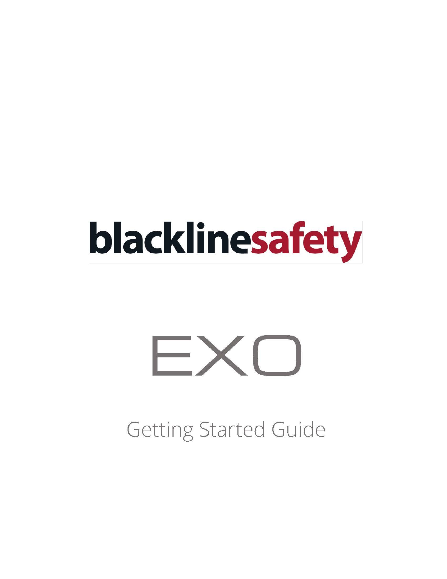EXO Getting Started Guide Cover Page - EN