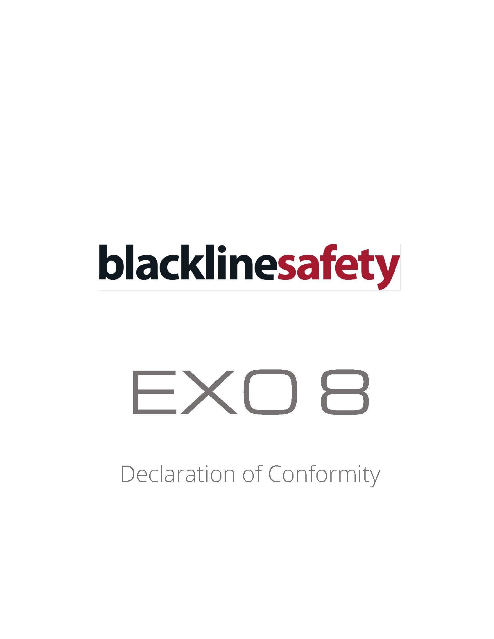 EXO 8 Declaration of Conformity Cover Page - EN
