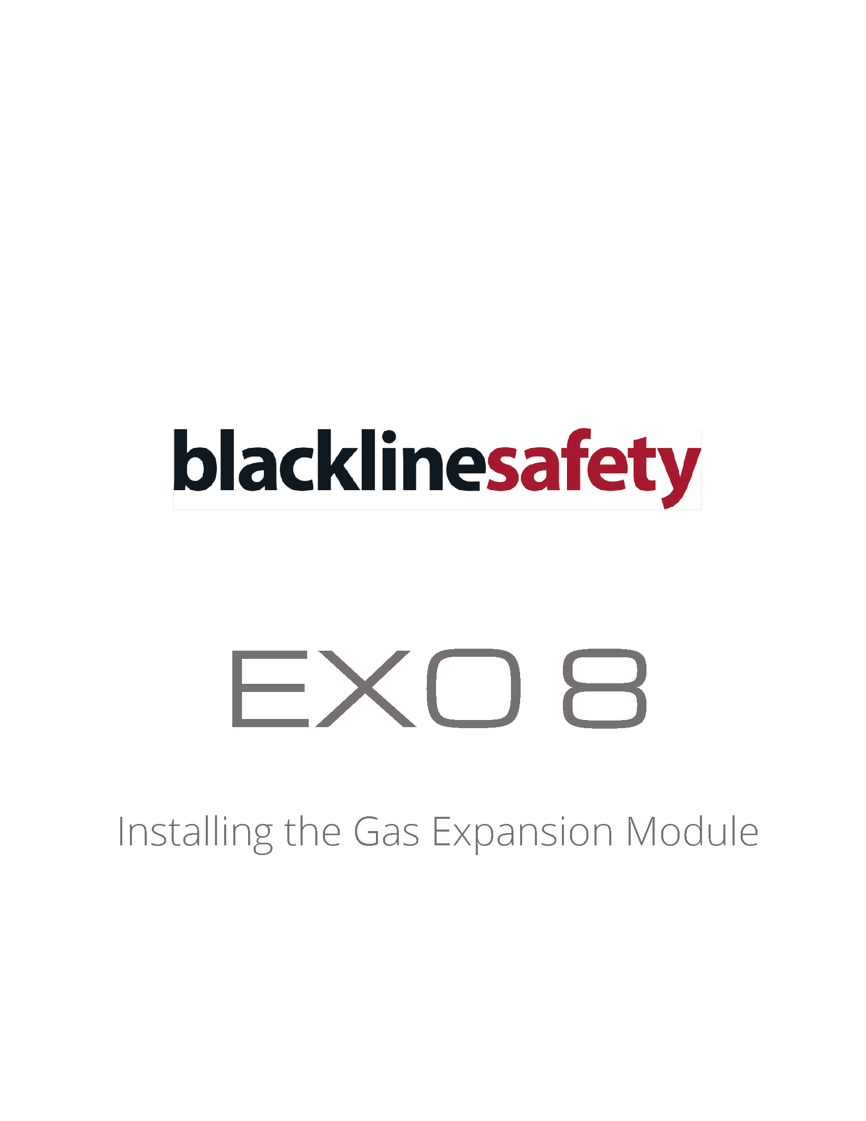 Installing the Gas Expansion Module Cover Page - EN