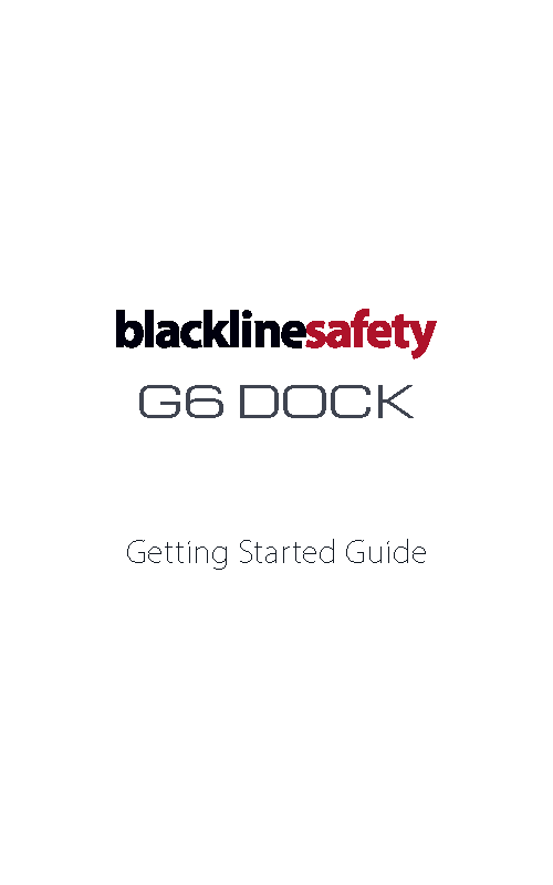 G6 Dock - Getting Started Guide Cover Page_Page_01